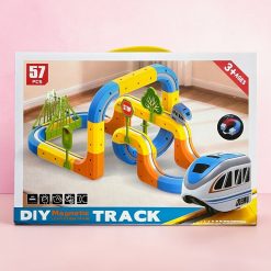 TOR ELEKTRYCZNY KOLEJKA KLOCKI MAGNETYCZNE POCIĄG ANTYGRAWITACYJNY 57 EL.