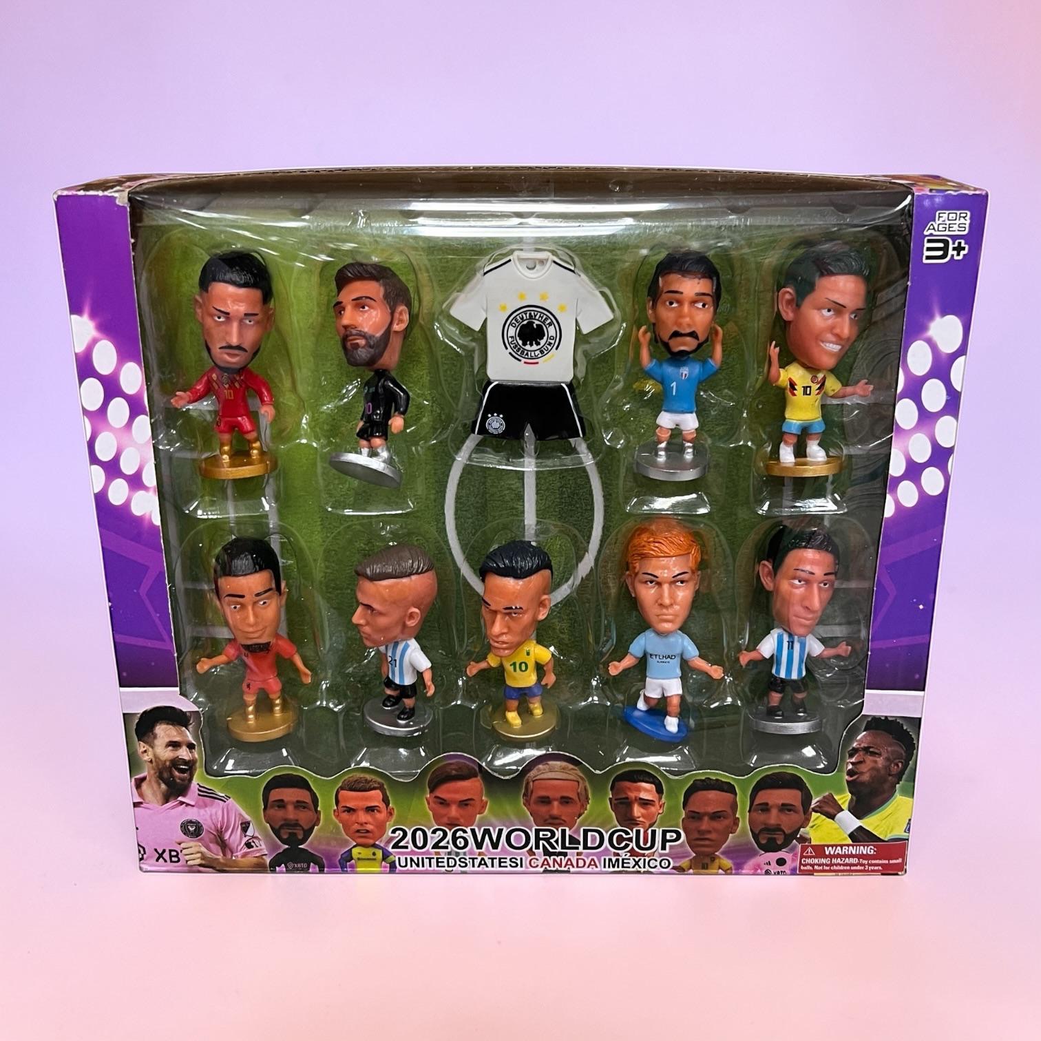 ZESTAW FIGURKI PIŁKARSKIEJ WORLD CUP 10PCS.