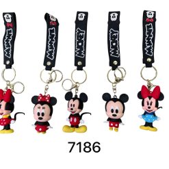 BRELOK FIGURKI GUMOWE MIKI DO KLUCZY.