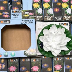 LAMPKI KWIATY LOTUS SOLARNE DO BASEN.