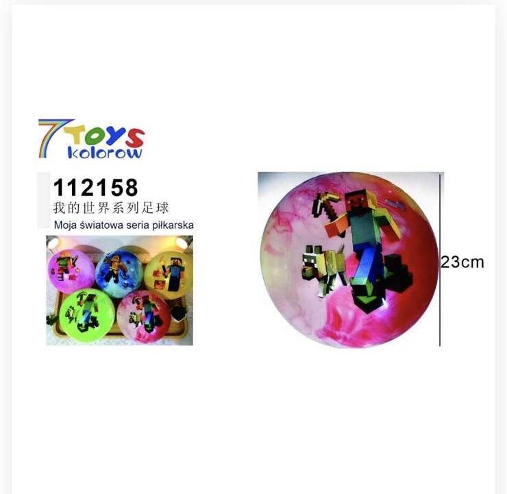 PIŁKA NOŻNA DO PIŁKI NOŻNEJ GRY W NOGĘ 23CM.