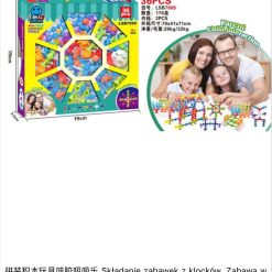 KLOCKI SKŁADANIE ZABAWEK W SSANIE KLEJU.