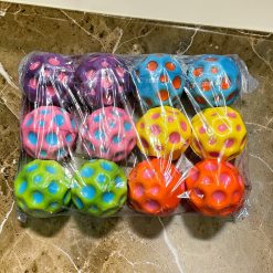 PIŁKA GUMOWA MOON BALL LED 5CM DLA DZIECI.