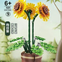 KLOCKI KONSTRUKCYJNE KWIATY BUKIET KWIATÓW.