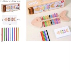 GRA LOGICZNA ZABAWKI RYBKI.