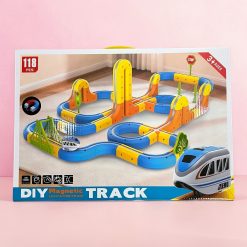 TOR ELEKTRYCZNY KOLEJKA KLOCKI MAGNETYCZNE POCIĄG ANTYGRAWITACYJNY 118 EL.