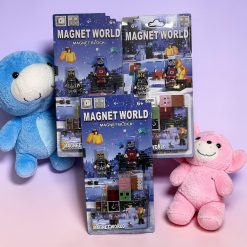 ZESTAW MINI KLOCKI MAGNETYCZNE MY WORLD.