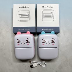 DRUKARKA MINI TERMICZNA DZIECI KOT ZDJĘCIA NOTATKI.