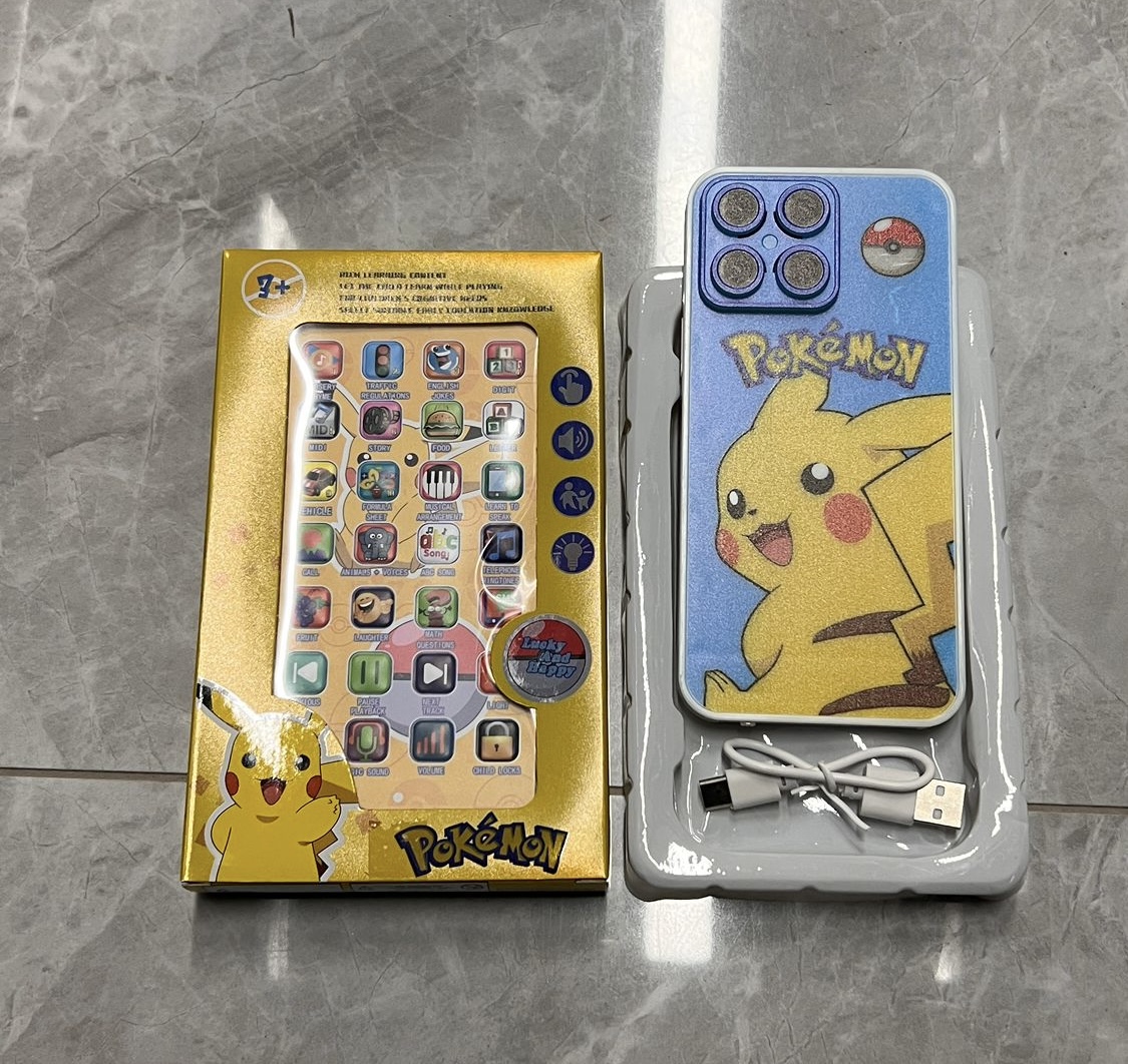 TELEFON Z DŹWIĘKIEM POKEMON DLA DZIECI USB.