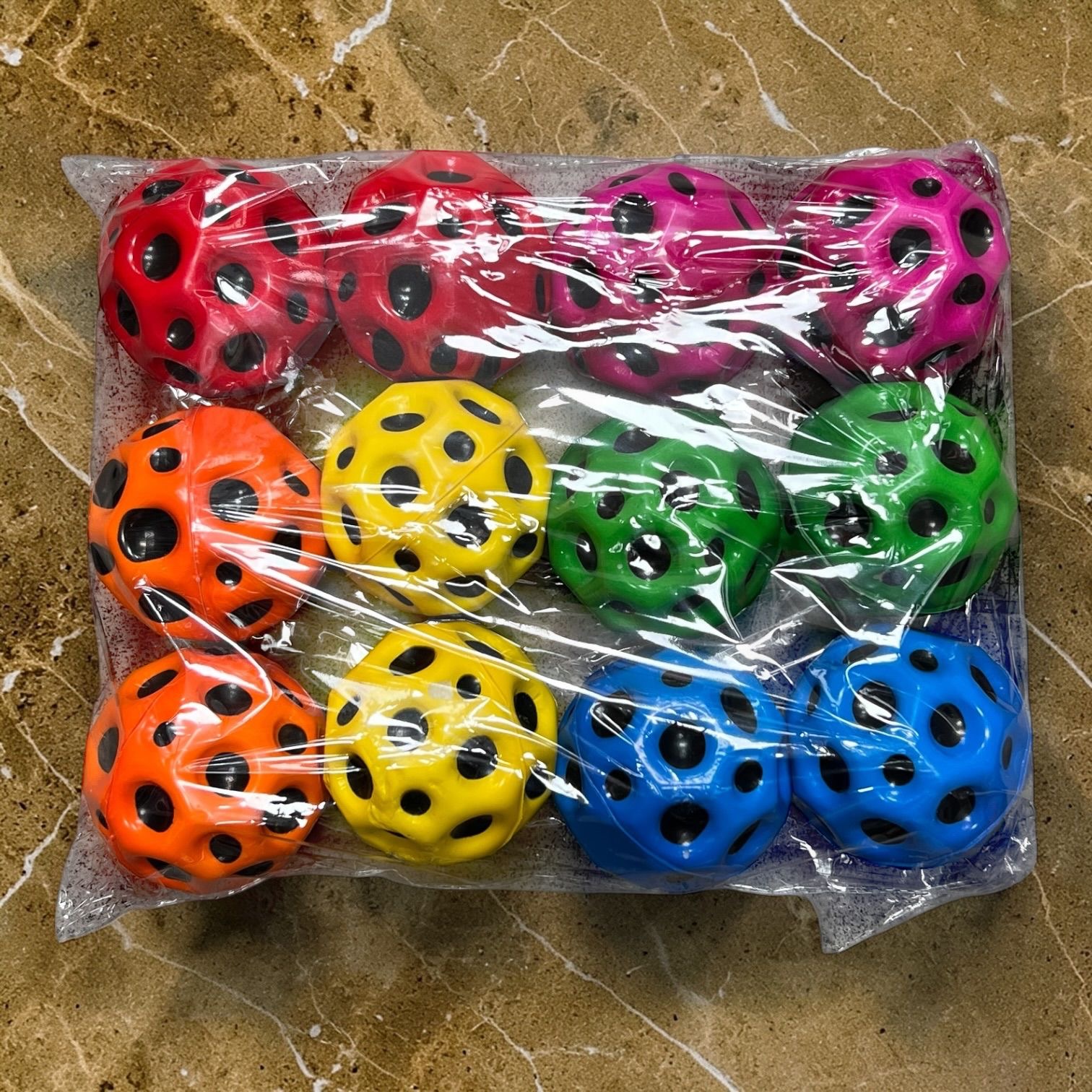 PIŁKA GUMOWA MOON BALL 5CM DLA DZIECI.