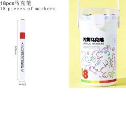 ZESTAW MARKER AKRYLOWE 18PCS COLOR.