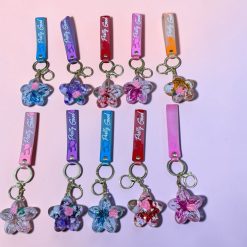BRELOK KWIATEK CUTE DO KLUCZY.