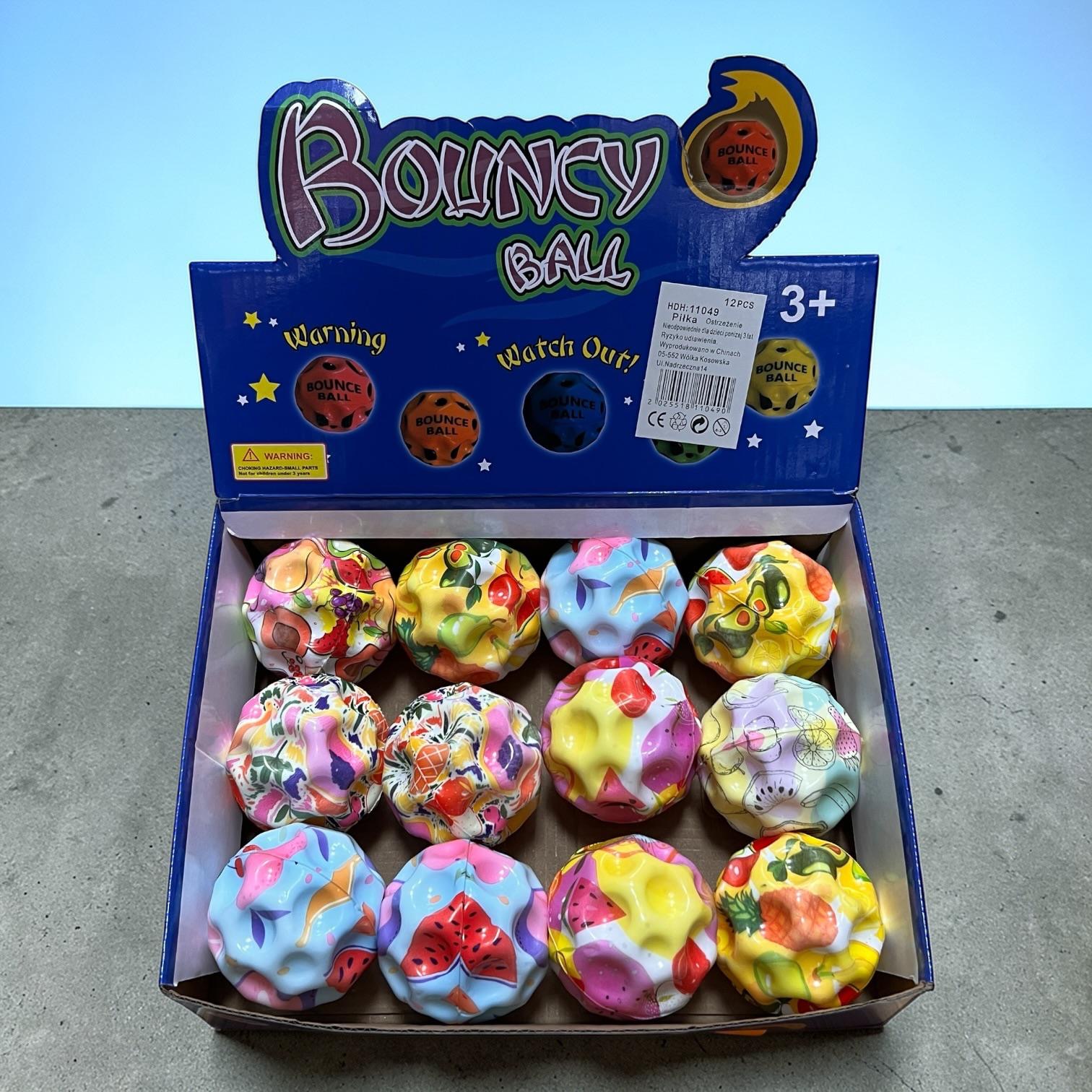 PIŁKA GUMOWA BOUNCY BALL 5CM DLA DZIECI.