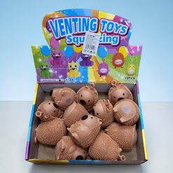 GNIOTKI KAPIBARA LED ANTYSTRESOWYS SQUISHY DLA DZIECI.