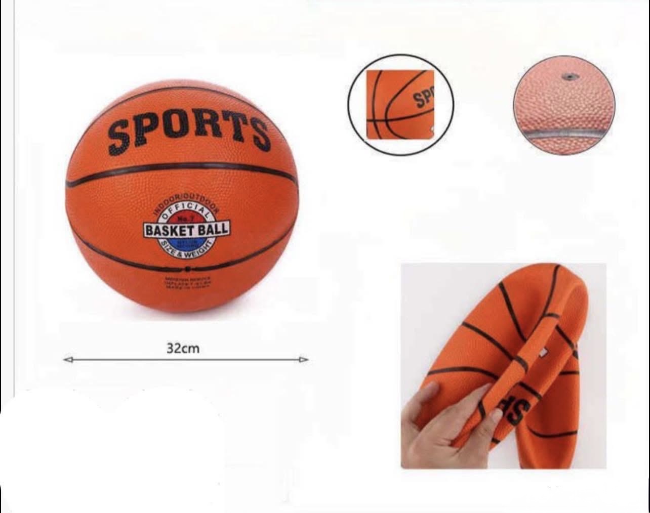 PIŁKA DO KOSZYKÓWKI BASKET BALL SPORTS 32CM.