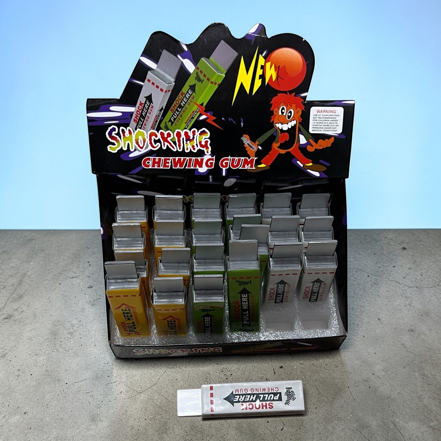 GUMA GUMY RAŻĄCE PRĄDEM dowcip PRANK.