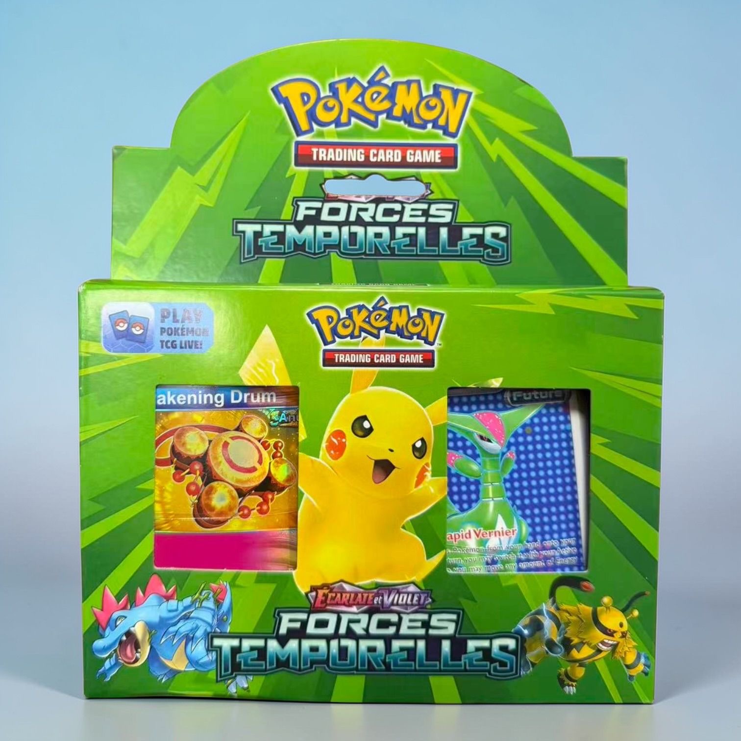 KARTY POKEMON FORCES TEMPORELLES ECARLATE & VIOLET.