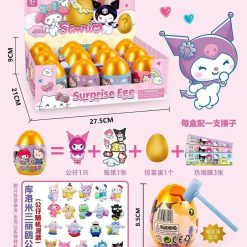 BRELOK FIGURKI KUROMI W JAJKU 8CM DLA DZIECI.