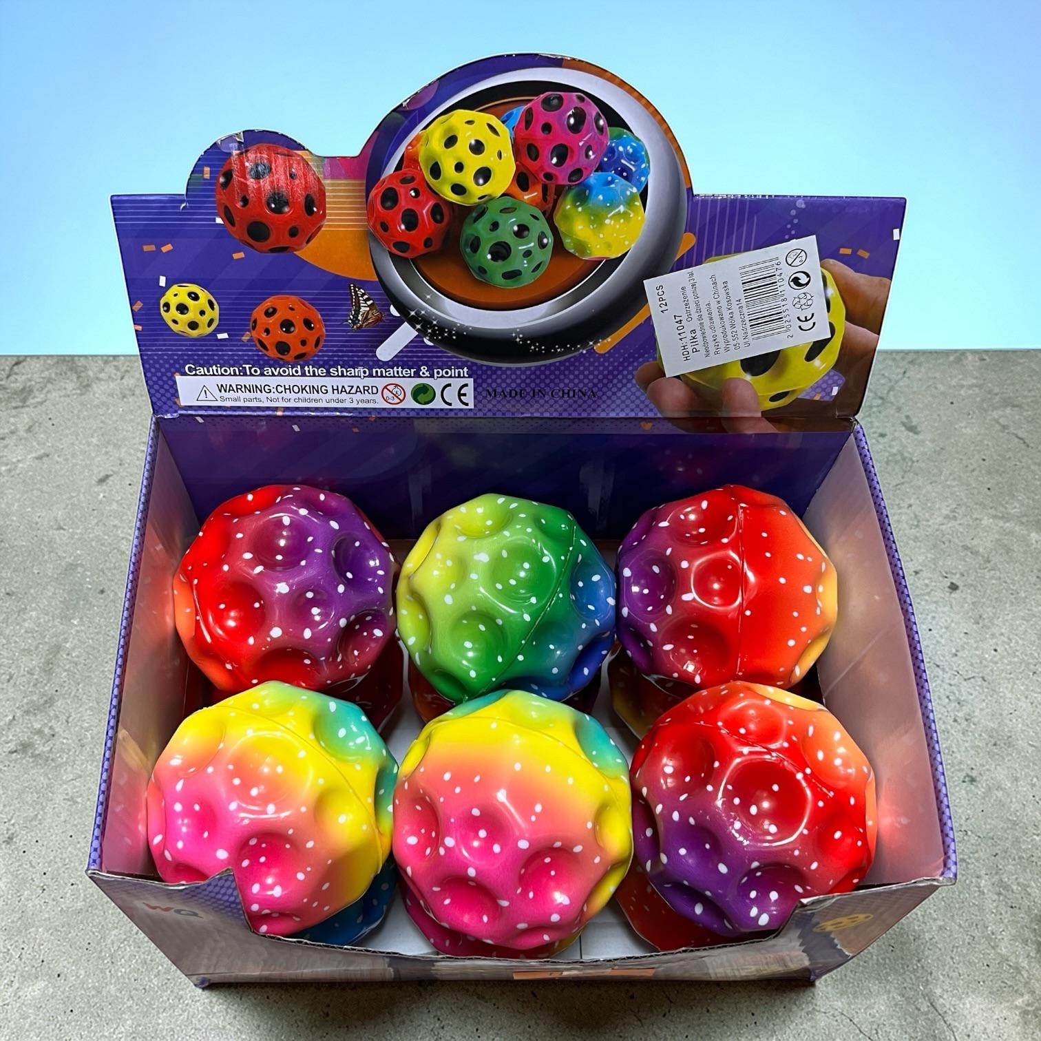 PIŁKA GUMOWA BOUNCY BALL 9CM DLA DZIECI.