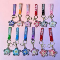 BRELOK KWIATEK CUTE DO KLUCZY.