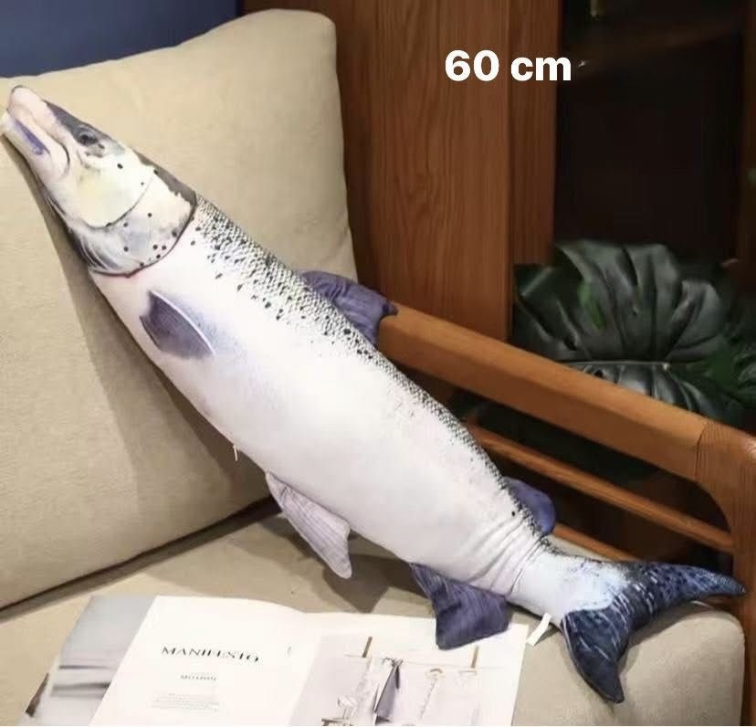 MASKOTKA PLUSZAK RYBY DLA DZIECI 60CM.