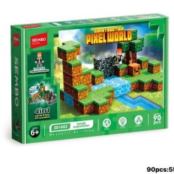 KLOCKI MAGNETYCZNE PIXEL WORLD 90 ELEMENTÓW.