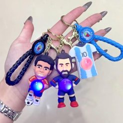 BRELOK FIGURKI PIŁKARSKIEJ LED DO KLUCZY.