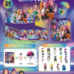 FIGURKI i SPADOCHRON K-POP DEMON HUNTERS  DLA DZIECI.