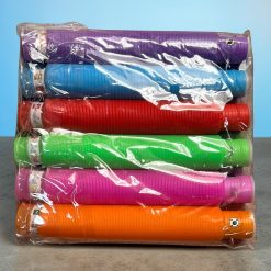 RURKI TUBY SENSORYCZNE ANTYSTRESOWE LED 19CM.