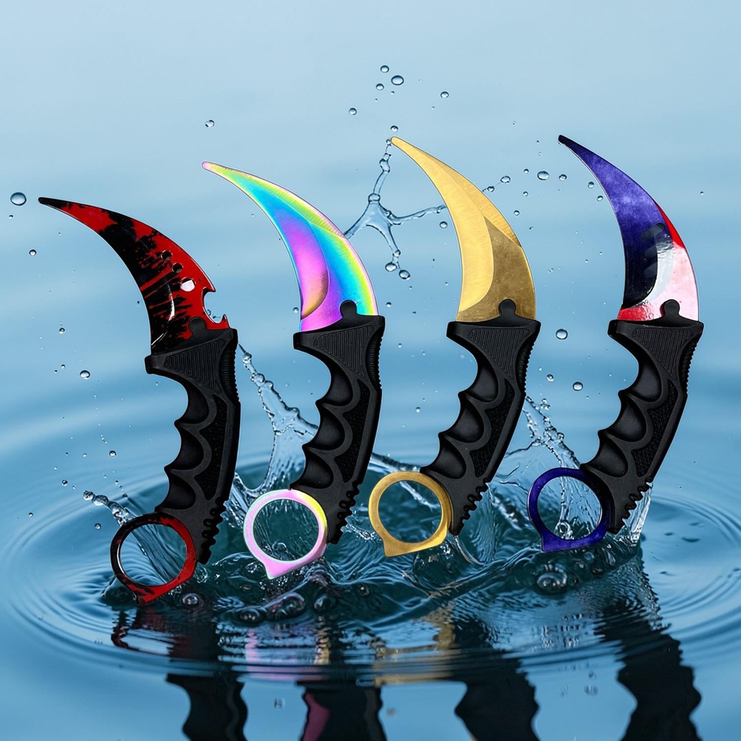 NÓŻ KARAMBIT TRENINGOWY TĘPY.