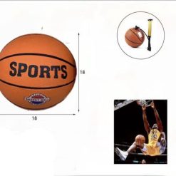 PIŁKA DO KOSZYKÓWKI BASKET BALL SPORTS 18CM.