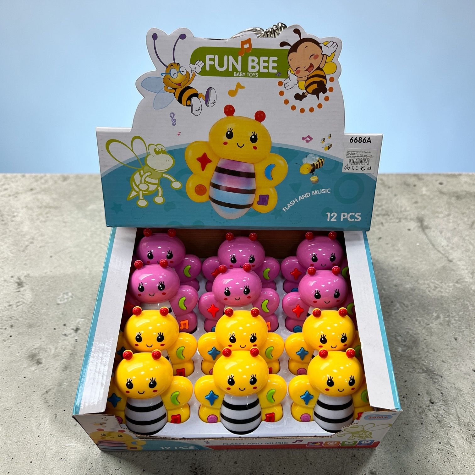 ZABAWKA SENSORYCZNA PSZCZÓŁKA DLA DZIECI.