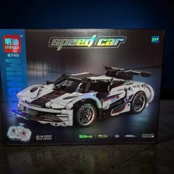 KLOCKI KONSTRUKCYJNE SPORTOWY AUTO ZDALNIE STEROWANY PILOTEM.