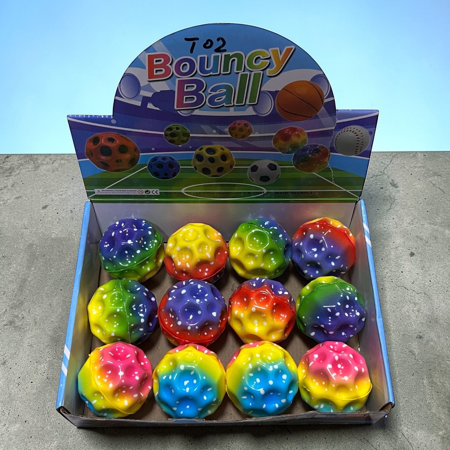 PIŁKA GUMOWA BOUNCY BALL 5CM DLA DZIECI.