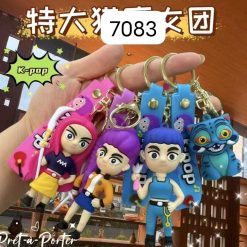 BRELOK FIGURKI GUMOWE K-POP DO KLUCZY.