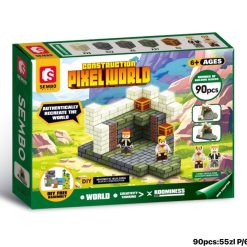 KLOCKI MAGNETYCZNE PIXEL WORLD 90 ELEMENTÓW.