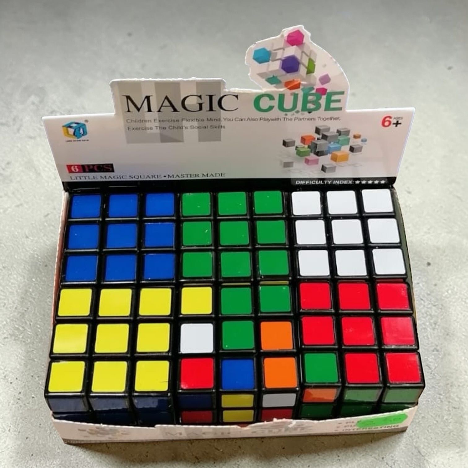 KOSTKA RUBIKA MAGICZNA UKŁADANKA LOGICZNA.