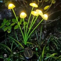 LAMPA SOLARNA LED GRZYBY DO OGRODOWE.