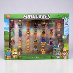 ZESTAW FIGURKI MINECRAFT 24 SZTUK.