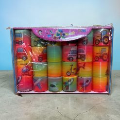 SPRĘŻYNKA MINI KOLOROWA MAGICZNA GRA DLA DZIECI 3,5CM.