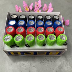 ZESTAW MINI LATARKA NA BATERIA LED.