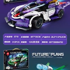 KLOCKI SAMOCHÓD RC AUTO SPORTOWE  ZDALNIE STEROWANE 313 EL.