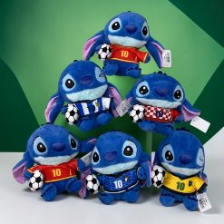 MASKOTKA PLUSZOWA STITCH PIŁKARSKIE 20CM.