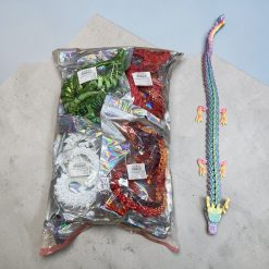 FIGURKA SMOK KRYSZTAŁOWY DRUK 3D 60CM DLA DZIECI.