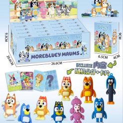 ZESTAW FIGURKI i KARTY BLUEY DO KLUCZY.