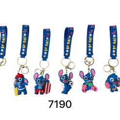 BRELOK FIGURKI GUMOWE STITCH DO KLUCZY.