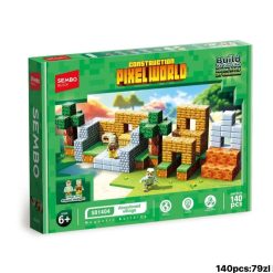 KLOCKI MAGNETYCZNE PIXEL WORLD 140 ELEMENTÓW.