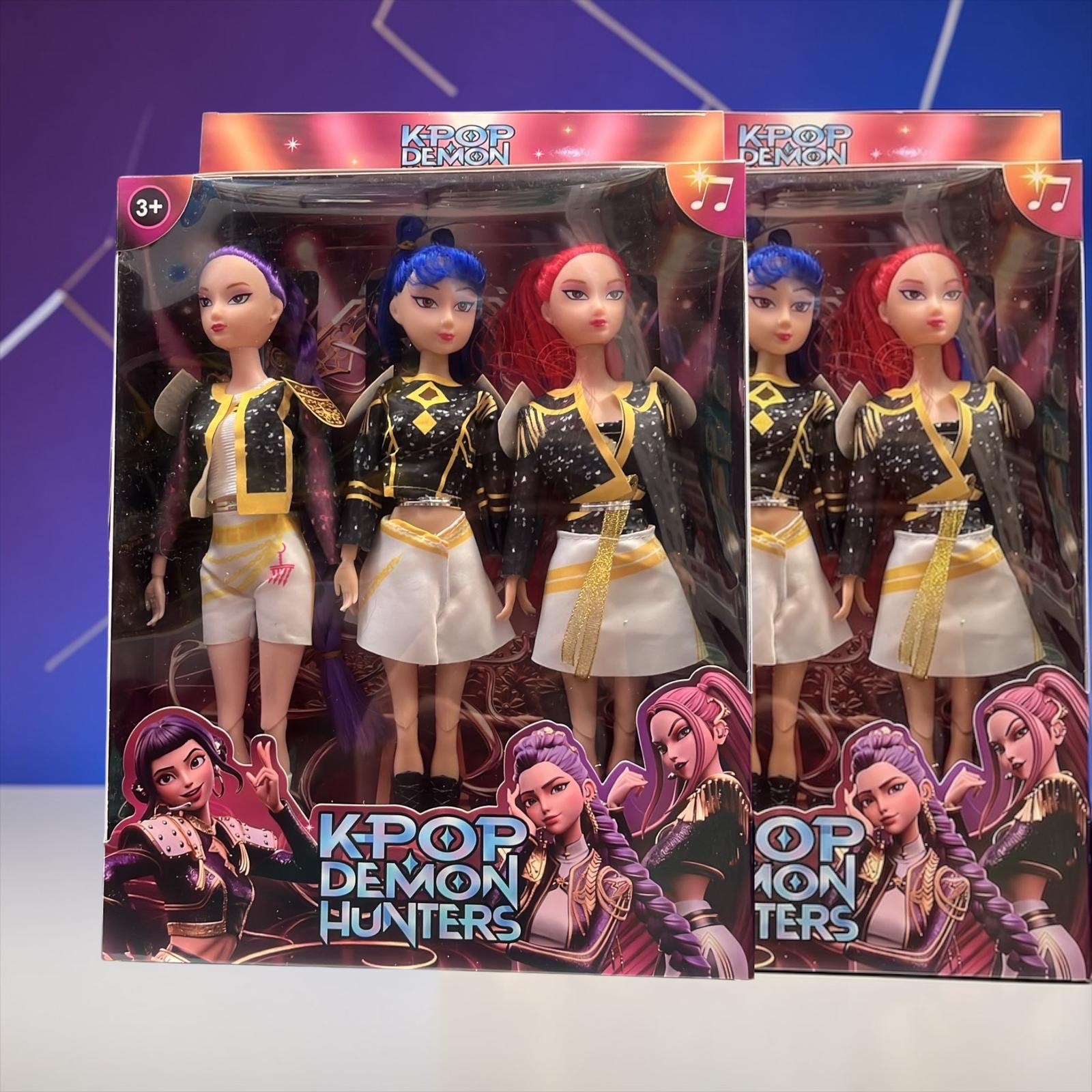 ZESTAW LALKA K-POP DEMON HUNTERS BEZ MUZYKA.