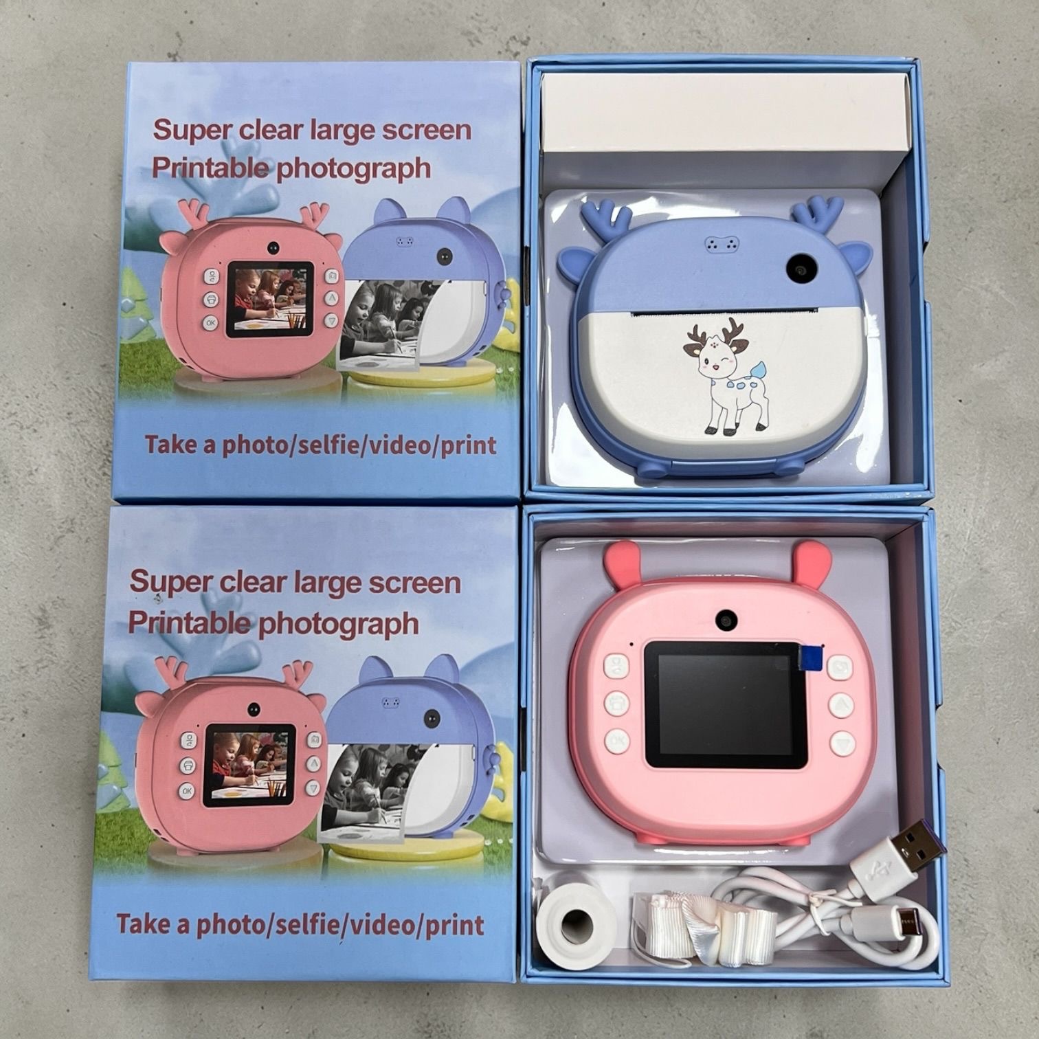 APARAT DRUKARKA TERMICZNA SZYBKIE ZDJĘCIE DLA DZIECKA 1 ROLKA.