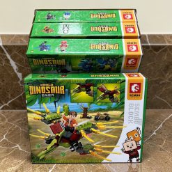 Alternative view of ZESTAW KLOCKI DINOZAUR DLA DZIECI 160PCS.